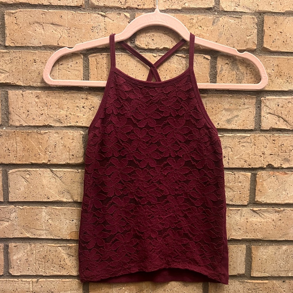 Marron Abercrombie kids tank